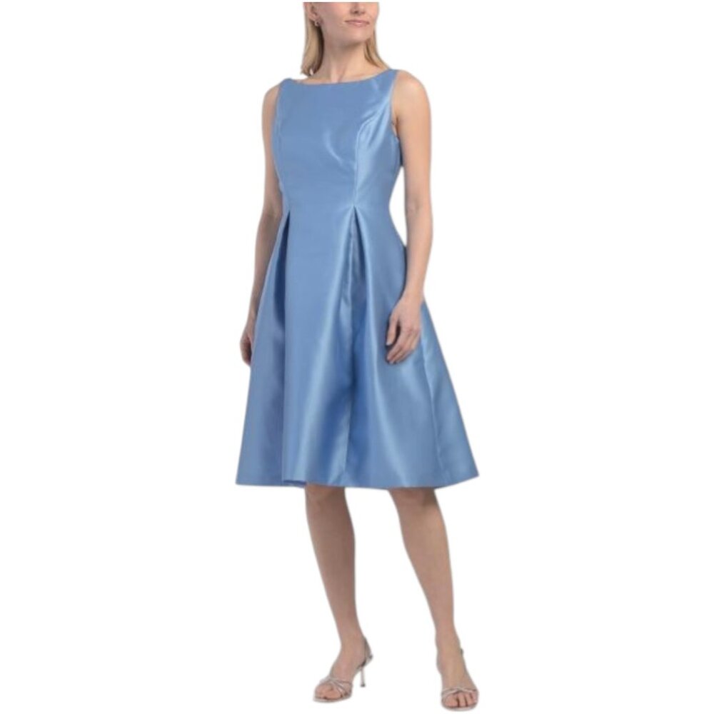 ADRIANNA PAPELL Sleeveless Mikado Cocktail Dress - Picture 1 of 3